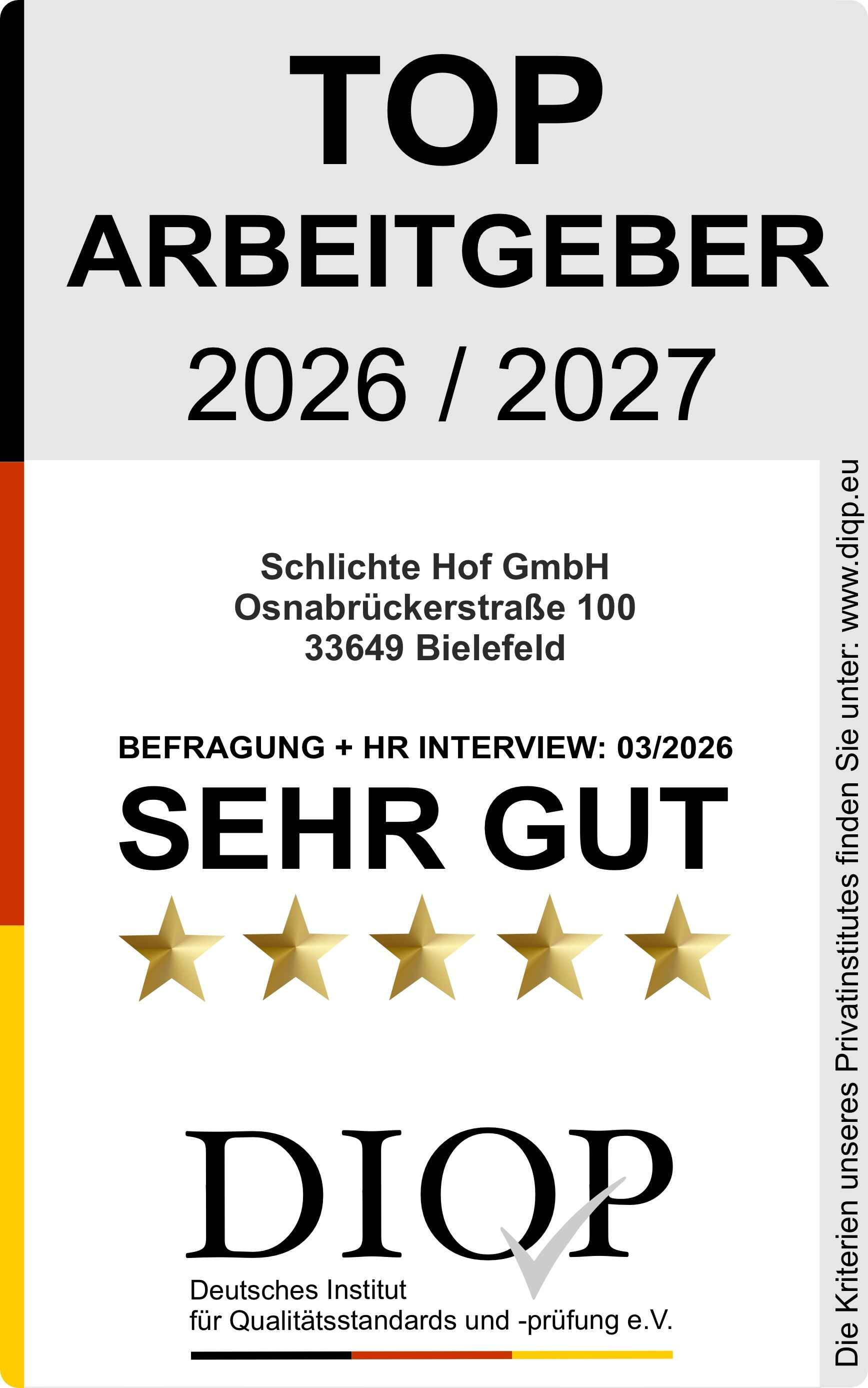 Auszeichnung Bester Arbeitgeber